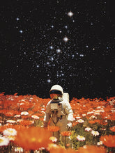 Load image into Gallery viewer, Astronaut in Orange Flower Field
