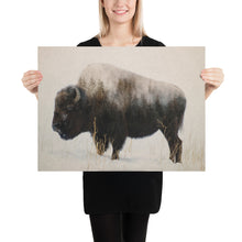 Load image into Gallery viewer, Bison in a field
